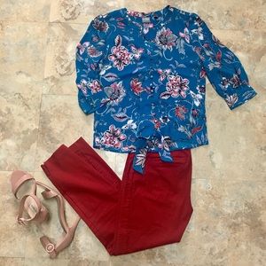 Turquoise Soho NY&Co Top